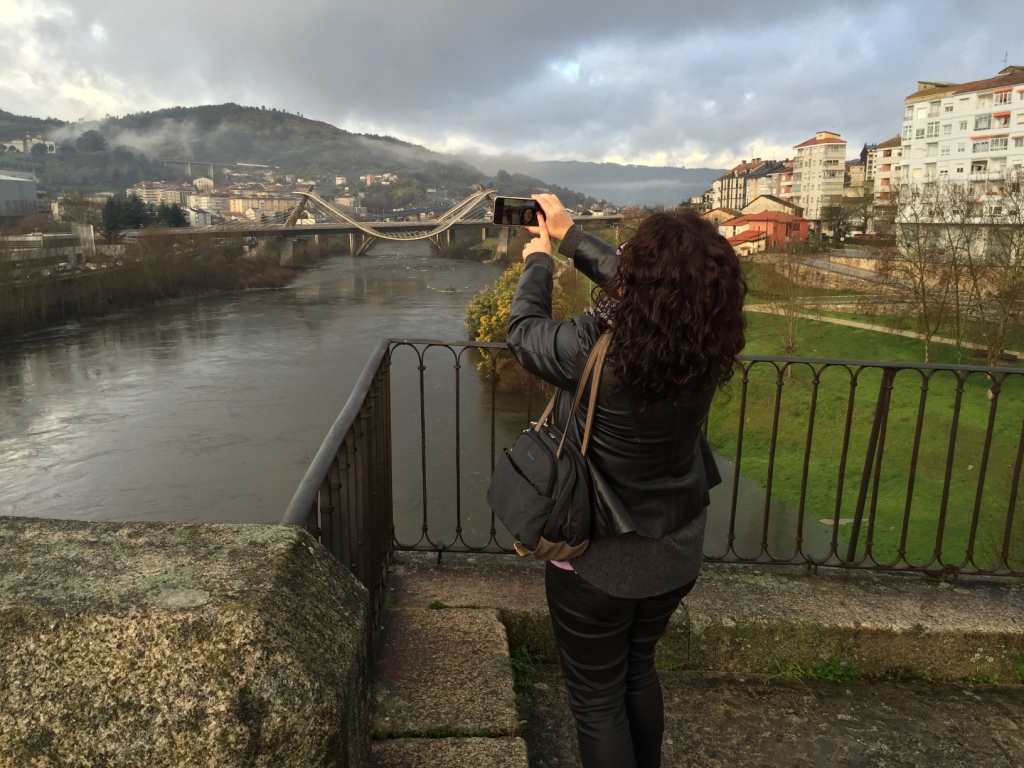 Majo fotografiando Galicia